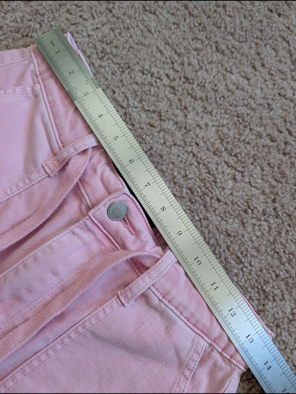 Judy Blue Womens Light Pink Regina High Rise Garment Dyed Denim Jogger Size 3/26 - Picture 11 of 16